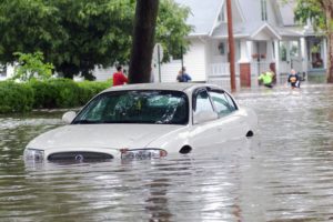flooded vehicle