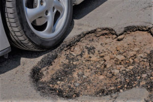 Pothole damage